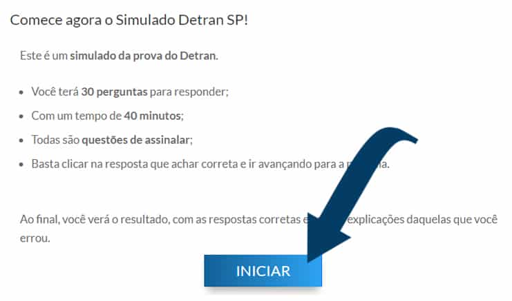 fazer o simulado detran sp